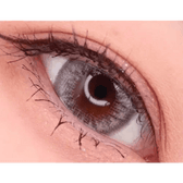 LensTown Back to Basic Street Ocean Gray — single-eye close-up showing the contact lens appearance