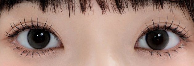 LensTown Beloved Gray colored contact lens, 12.8mm graphic diameter, Monthly wear