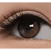 LensTown Beloved Royal Brown — single-eye close-up showing the contact lens appearance