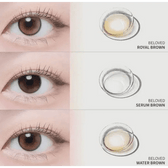 LensTown Beloved Serum Brown — contact lens product information graphic