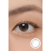 LensTown Beloved Serum Brown — single-eye close-up showing the contact lens appearance