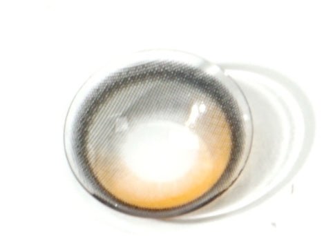 Olens Big Glowy Mocha Brown colored contact lens, 13.6mm graphic diameter, Monthly wear