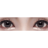 Olens Big Grang Grang Gray — both eyes wearing the contact lenses