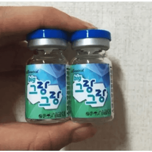 Olens Big Grang Grang Gray — contact lens packaging