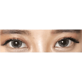 Olens Big Grang Grang Gray — both eyes wearing the contact lenses