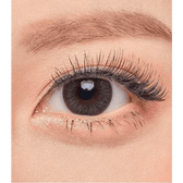 Olens Bigsome Gray — single-eye close-up showing the contact lens appearance