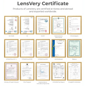 LensVery Blurry Sandy Brown colored contact lens, 13.3mm graphic diameter, Monthly wear
