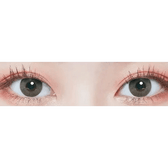 LensTown Breeze 2 Gray — both eyes wearing the contact lenses