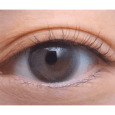 LensTown Breeze 2 Gray — single-eye close-up showing the contact lens appearance