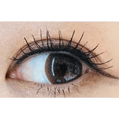 Olens BS 21 Gray — single-eye close-up showing the contact lens appearance