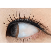 Olens BS 21 Gray — single-eye close-up showing the contact lens appearance