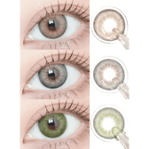 LensVery Buttercup Beige colored contact lens, 12.9mm graphic diameter, Monthly wear
