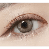 LensVery Buttercup Beige colored contact lens, 12.9mm graphic diameter, Monthly wear