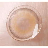 LensVery Buttercup Beige colored contact lens, 12.9mm graphic diameter, Monthly wear