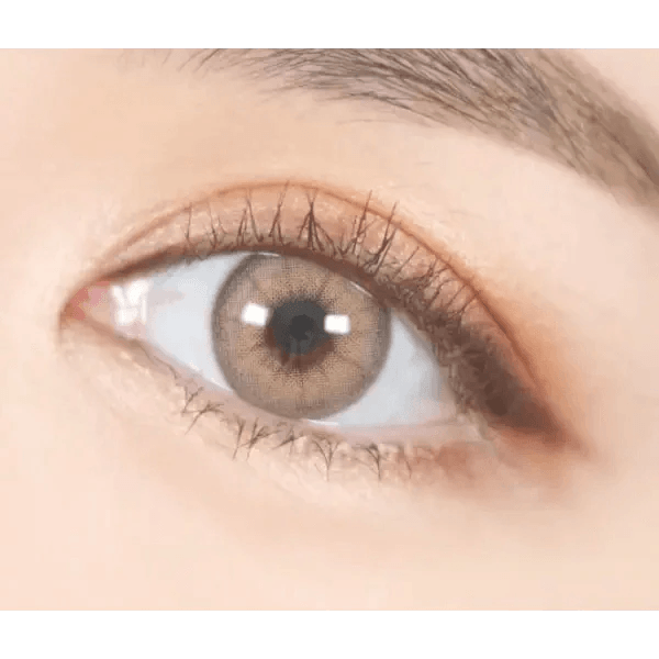 LensVery Buttercup Beige colored contact lens, 12.9mm graphic diameter, Monthly wear