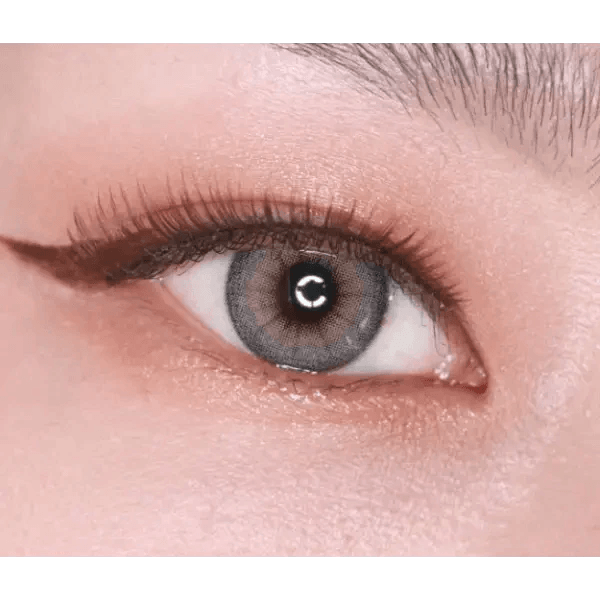 LensVery Buttercup Gray colored contact lens, 12.9mm graphic diameter, Monthly wear