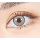 LensVery Buttercup Gray colored contact lens, 12.9mm graphic diameter, Monthly wear