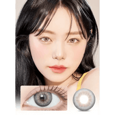 LensVery Buttercup Gray colored contact lens, 12.9mm graphic diameter, Monthly wear