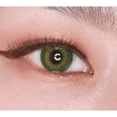 LensVery Buttercup Green colored contact lens, 12.9mm graphic diameter, Monthly wear