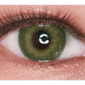LensVery Buttercup Green colored contact lens, 12.9mm graphic diameter, Monthly wear