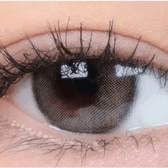 i-DOL Canna Roze Nude Brown 1Day (10p) — single-eye close-up showing the contact lens appearance