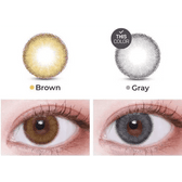 LensVery Celina Gray (10p) — contact lens appearance comparison