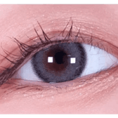 LensVery Celina Gray (10p) — single-eye close-up showing the contact lens appearance
