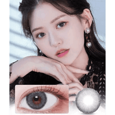LensVery Celina Gray (10p) — model portrait showing the contact lens look