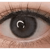 LensVery Celina Gray (10p) — single-eye close-up showing the contact lens appearance