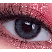 LensVery Celina Gray (10p) — single-eye close-up showing the contact lens appearance