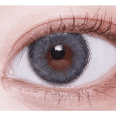 LensVery Celina Gray (10p) — single-eye close-up showing the contact lens appearance