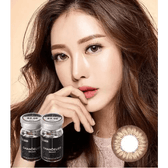 Olens Chandelier Brown — model portrait showing the contact lens look