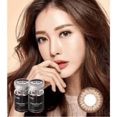 Olens Chandelier Brown — model portrait showing the contact lens look