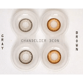 Olens Chandelier Brown — contact lens appearance comparison