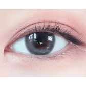 Olens Cherry Moon Gray — single-eye close-up showing the contact lens appearance