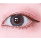 Olens Cherry Moon Gray — single-eye close-up showing the contact lens appearance