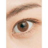 LensTown Chocopong Milk Choco — single-eye close-up showing the contact lens appearance
