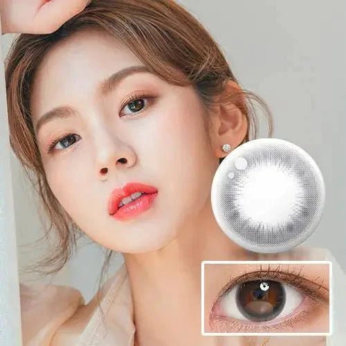 LensTown Circlean Big Black colored contact lens, 13.8mm graphic diameter, Monthly wear