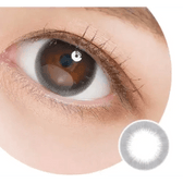 LensTown Circlean Big Black — single-eye close-up showing the contact lens appearance