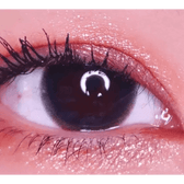 LensTown Circlean Mini Black — single-eye close-up showing the contact lens appearance
