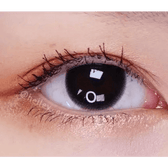 LensTown Circlean Mini Black — single-eye close-up showing the contact lens appearance