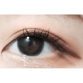 LensTown Circlean Mini Black — single-eye close-up showing the contact lens appearance