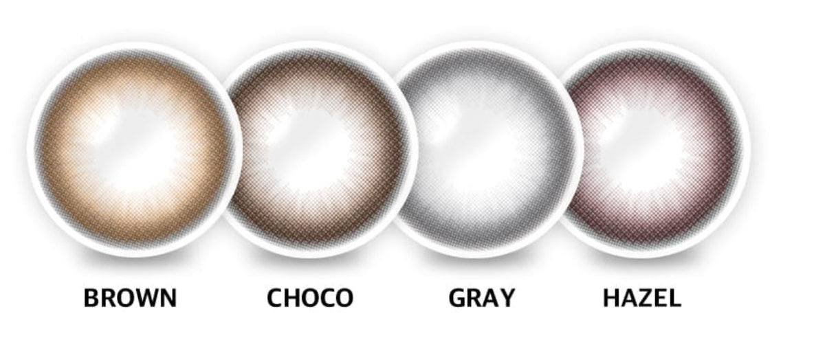Olens Classi Artring Choco colored contact lens, 13.0mm graphic diameter, 3-6 Months wear