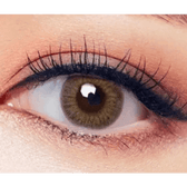 Olens Classi Mistique Gray — single-eye close-up showing the contact lens appearance