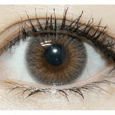 Olens Classi Mistique Gray — single-eye close-up showing the contact lens appearance