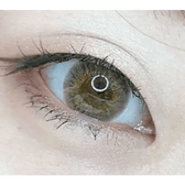 Olens Classi Mistique Gray — single-eye close-up showing the contact lens appearance