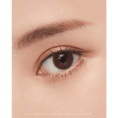 Olens Classi Water Choco — single-eye close-up showing the contact lens appearance