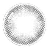 Olens Classi Water Gray colored contact lens, 13.4mm graphic diameter, 3-6 Months wear