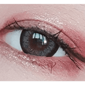 Olens Coco Color Gray — single-eye close-up showing the contact lens appearance