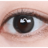 LensTown Coconut 3color Tender Brown — single-eye close-up showing the contact lens appearance